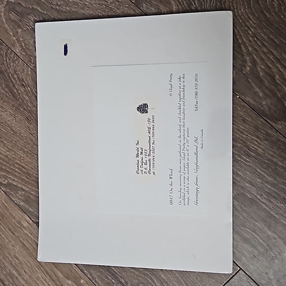 Lloyd Pretty "on the Wharf" print - Picture 2 of 4